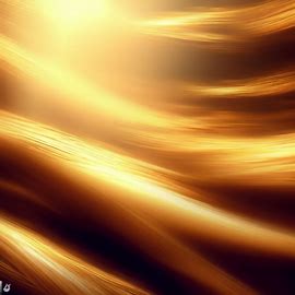 Create an image of a field of golden hay, reflecting the warm sun rays of a summer evening.. Image 1 of 4