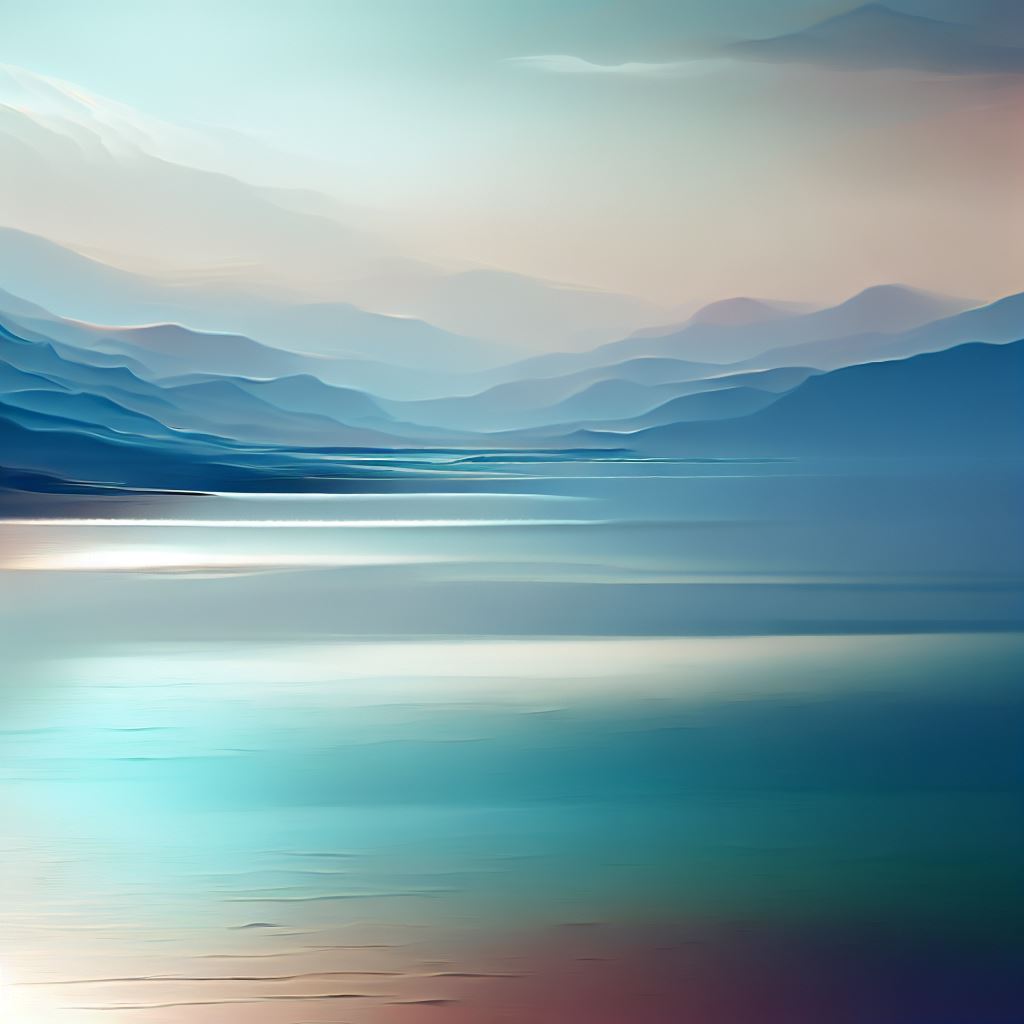 Generate an idyllic representation of the Caspian Sea.