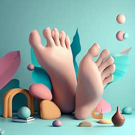 Design a creative and unusual environment filled with toes.. Image 2 of 4