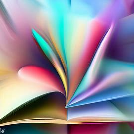 Create an image of an abstract and colorful agenda. Image 4 of 4