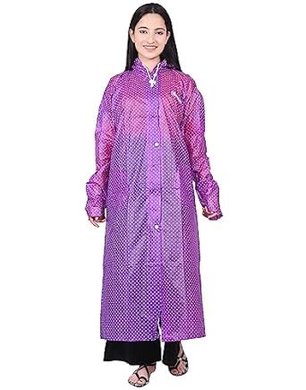 Sikander® Women/Ladies Raincoat with Side Pocket, Overcoat, Raincoat ...