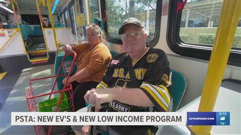 PSTA unveils all-electric buses, free rides for low-income riders ...
