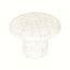 Siro Designs Baton Rouge Crackled White Mushroom Transitional Cabinet ...