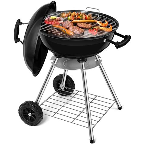 Buy BEAU JARDIN Charcoal Barbecue 45 x 80 cm Vegetable with Wheels BBQ ...
