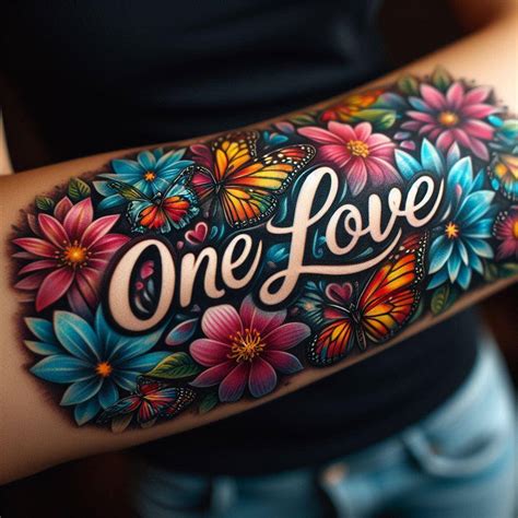 One Love Tattoo: Embracing Unity in Ink - Your Own Tattoo Design ...