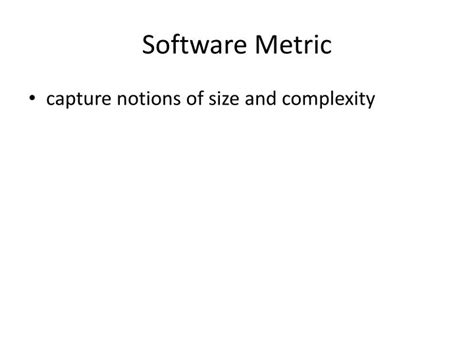 Image result for Software Metric Types