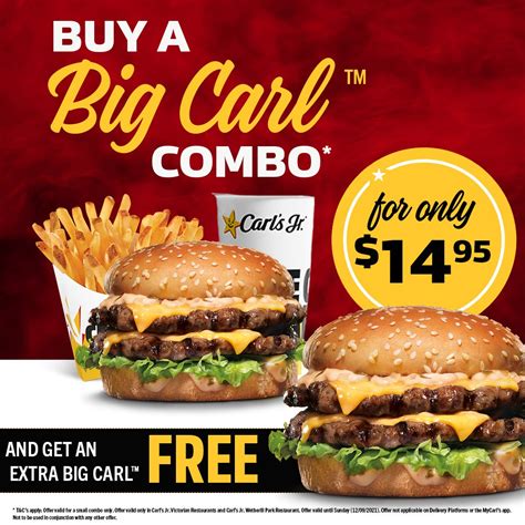 DEAL: Carl's Jr App Deals valid from 12 to 14 July 2021 | frugal feeds
