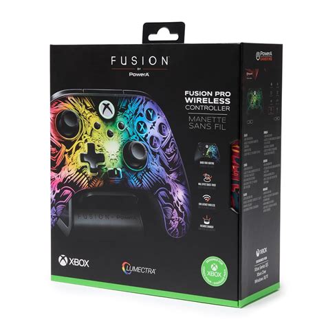 PowerA FUSION Pro Wireless Gaming Controller with Lumectra for Xbox ...