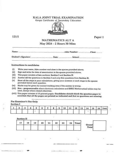 Image result for Mathematic Exam Paper