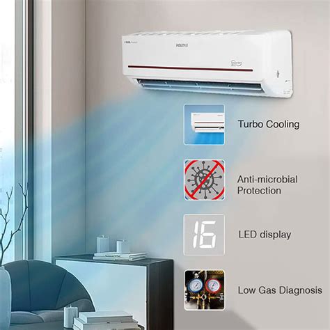Buy Voltas 1.5 Ton 3 star SAC 183 Vectra Prism Fixed Speed Split AC ...