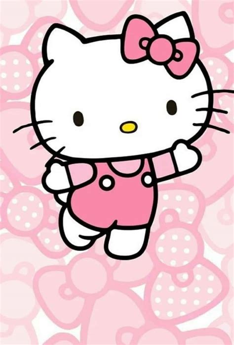 Download Hello Kitty Pink Background Wallpaper | Wallpapers.com