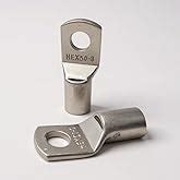 DAYSTAR 70 sq mm (2/0AWG) Tinned Copper Cable Lugs Battery Lugs, Heavy ...