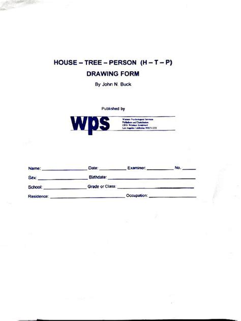 Image result for HTP Test Good Example