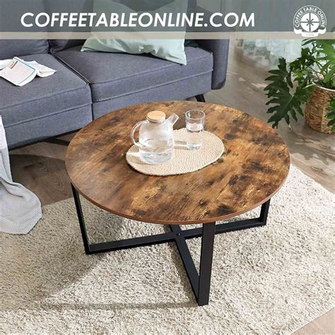 Round Wooden and Rustic Coffee Tables