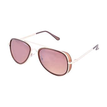 Buy Fastag Uv Protected Aviator Shape Luxury Unisex Sunglasses Brown at ...