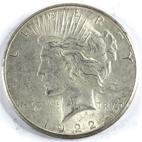 1922-S Peace Silver Dollar | Property Room