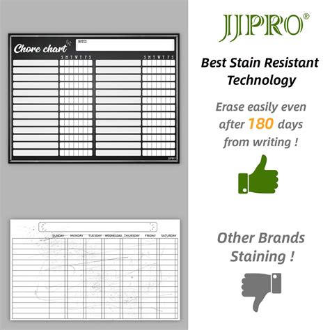 Magnetic Whiteboard Reward Chore Chart – Dry Erase Refrigerator ...