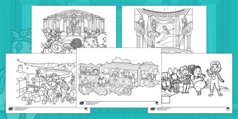 The Old Toy Room Colouring Pages (teacher made) - Twinkl