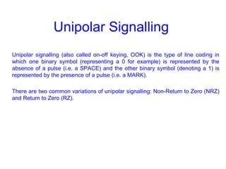 Unipolar Line Coding 的图像结果