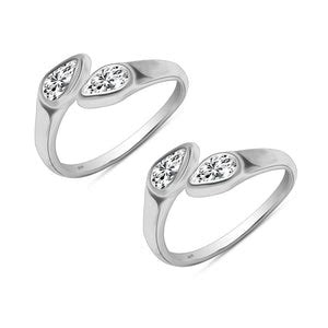 Buy 925 Sterling Silver Toe Rings Online for Women | TrueSilver