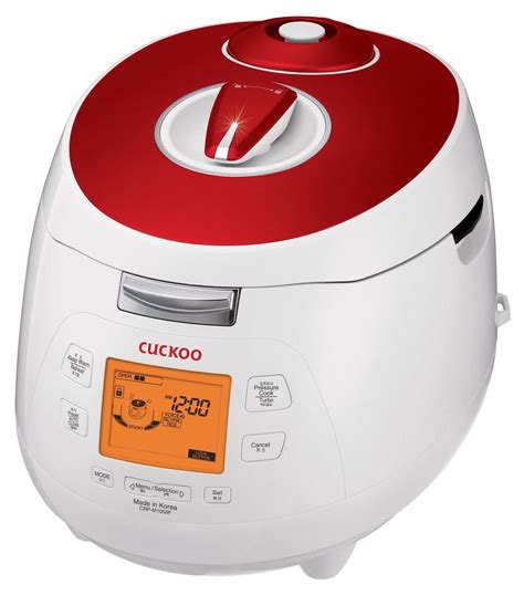 Buy Cuckoo CRP-M1059F 10 Cup Electric Pressure Rice Cooker, 110V, Red ...
