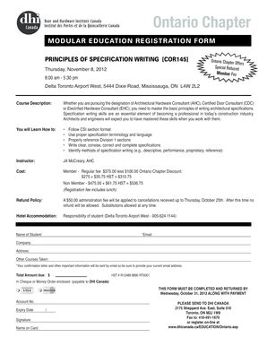 Fillable Online dhi MODULAR EDUCATION REGISTRATION FORM - dhi Fax Email ...