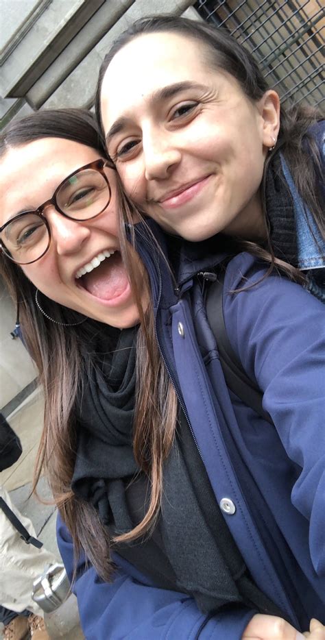 Sara Bernstein and Rebecca Narin (BC ’21), who became good friends ...