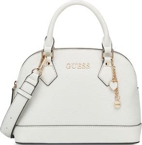 Buy GUESS Women White Shoulder Bag White Online @ Best Price in India ...
