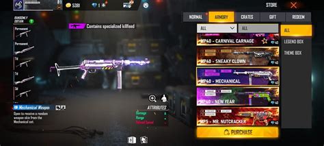 5 best Free Fire MAX skins for MP40 in December 2021