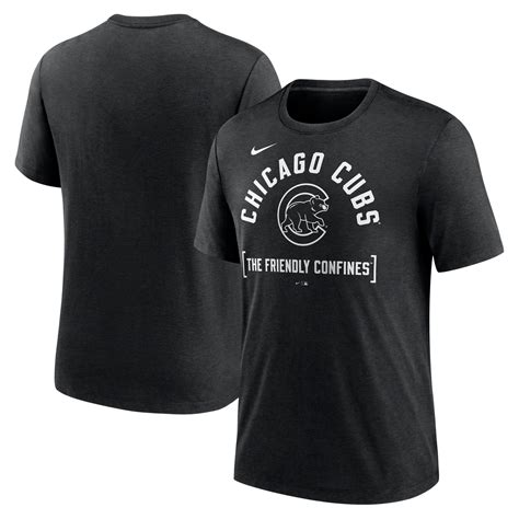 Chicago Cubs Nike Black/White 'The Friendly Confines' T-Shirt – Clark ...
