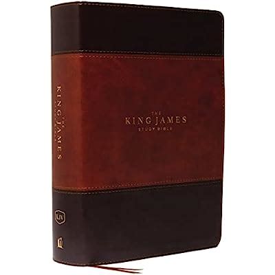 KJV, The King James Study Bible, Leathersoft, Brown, India | Ubuy