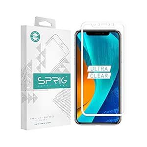 SPRIG Apple iPhone X 5D Full Cover Premium Tempered Glass Screen ...
