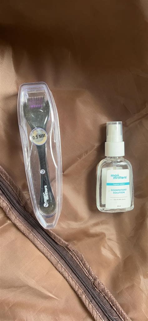 Man Matters Derma Roller With Free Disinfectant | 540 Micro 0.5mm ...