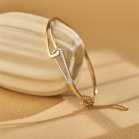 Delicate Diamond Bangle