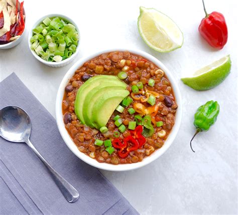 Lentil Chili - AnotherTablespoon