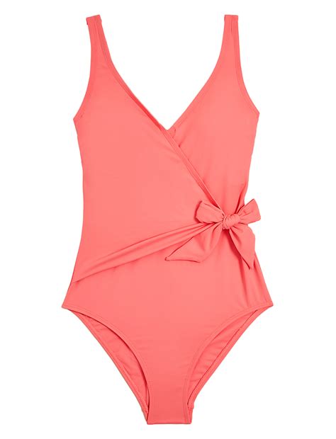 Buy Tummy Control Wrap Plunge Swimsuit at Marks & Spencer