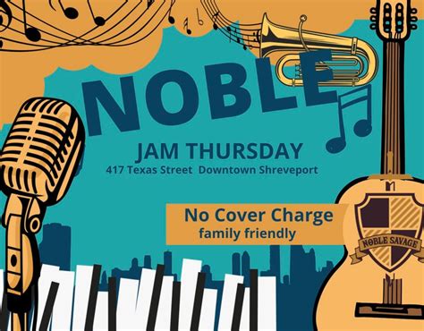 Noble Jam every Thursday! , 417 Texas Street, Shreveport, LA, United ...