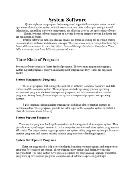 Image result for Computer System Software PDF