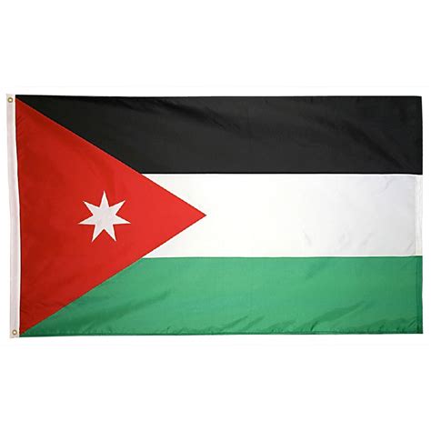 Jordan Flag - Jordan Flags - Jordan Country Flag