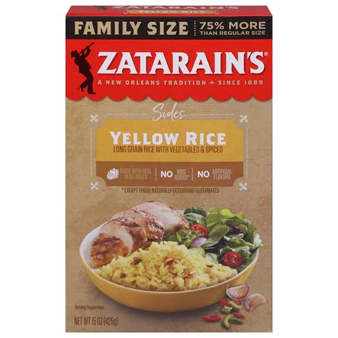 Zatarain's Yellow Rice Family Size, 15 oz | Joe V's Smart Shop | Low ...
