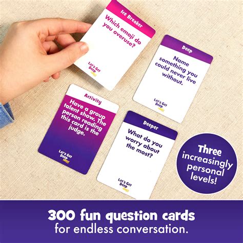 Let's Get Deep® Family Edition: The Ultimate Conversation Card Game ...