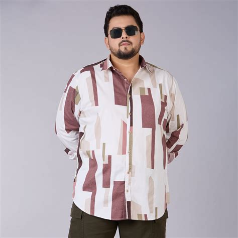 Plus Size Cotton Printed Shirt – Unsized