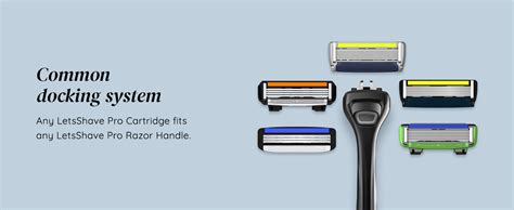 LetsShave Pro 5 Plus Manual Shaving Razor Blades Refills (Cartridge ...
