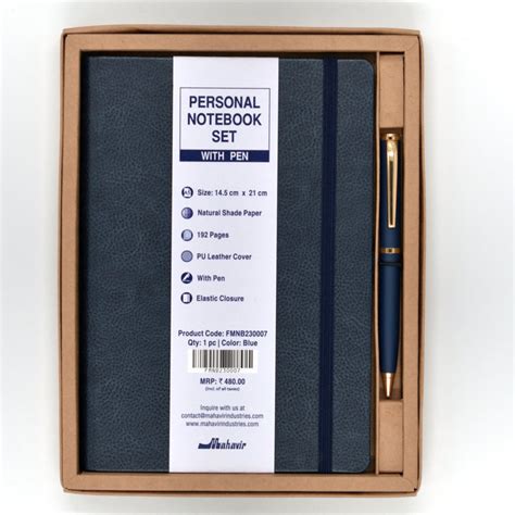 Notebook with Pen Set - A5 Size – Mahavir Industries