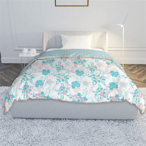 Buy MAYFAIR HOMES LONDON 100% Cotton Reversible Dohar Single Bed | Soft ...