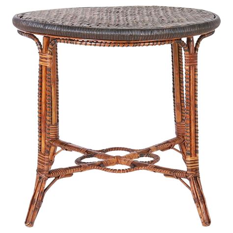 Five Unusual Round Outdoor Bistro Tables For Sale at 1stDibs