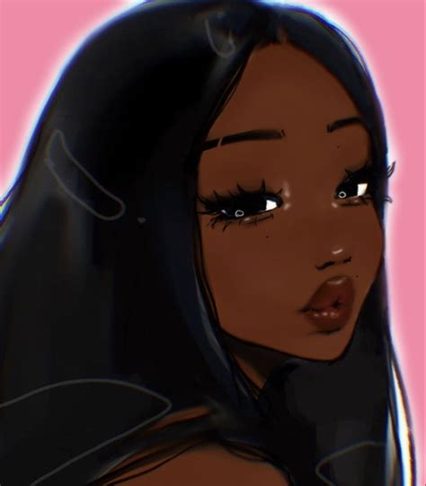 Cute Black Anime Girlies Pfp