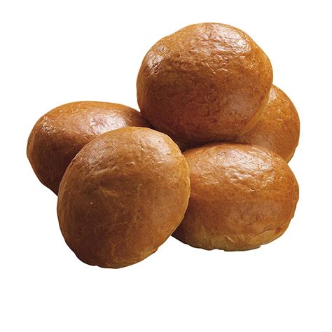 Brioche bread pre-baked, Ø 7,5 cm, Siegert, 2.1 kg, 60 x 35 g, carton ...