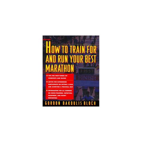 How to Train For and Run Your Best Marathon: | Ubuy India