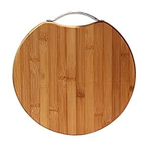 Buy WYZI Round Shape Wooden Chopping/Cutting Board, Vegetable Chopping ...
